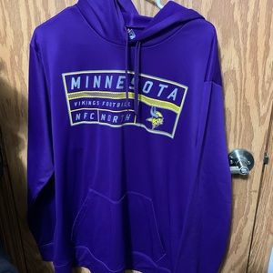 Mens Majestic Minnesota Vikings Dri Fit Hoodie